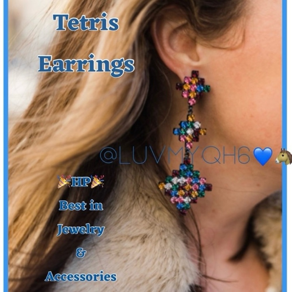 Loren Hope Tetris Earrings🎉HP🎉